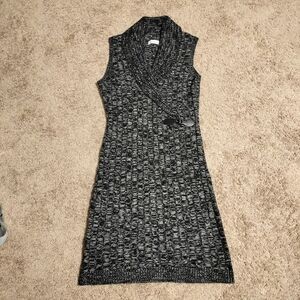 Calvin Klein black knitted dress size M
